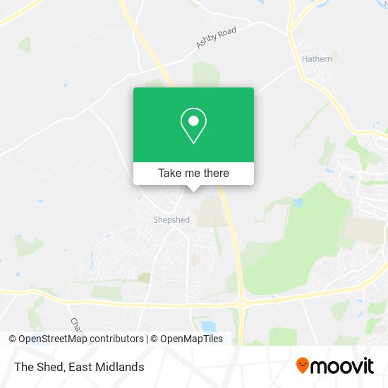 The Shed map