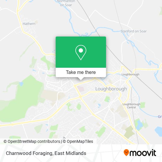 Charnwood Foraging map
