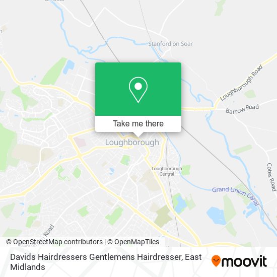 Davids Hairdressers Gentlemens Hairdresser map