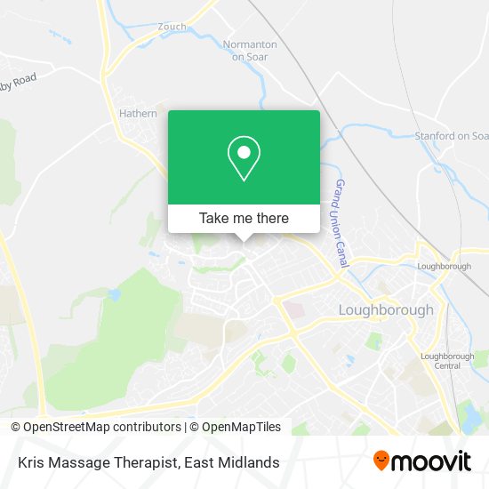 Kris Massage Therapist map