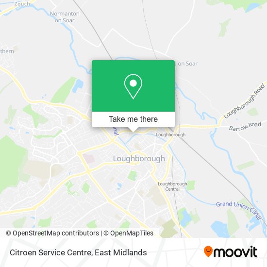 Citroen Service Centre map