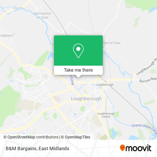 B&M Bargains map