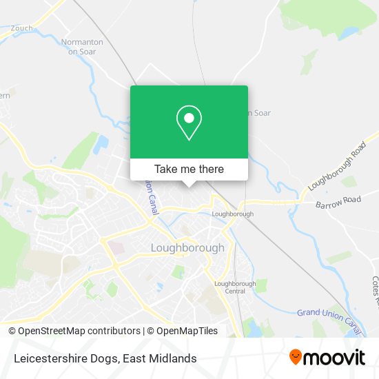 Leicestershire Dogs map