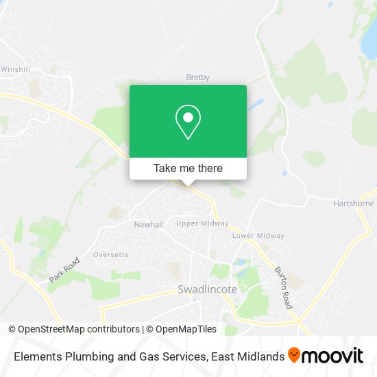 Elements Plumbing and Gas Services map