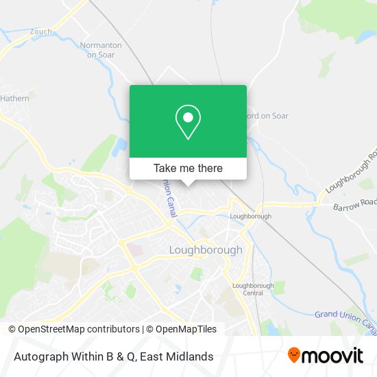 Autograph Within B & Q map