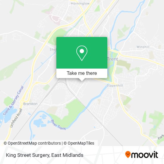 King Street Surgery map