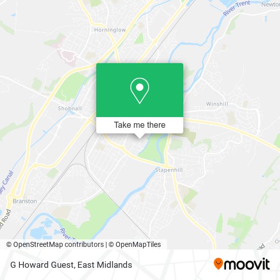 G Howard Guest map