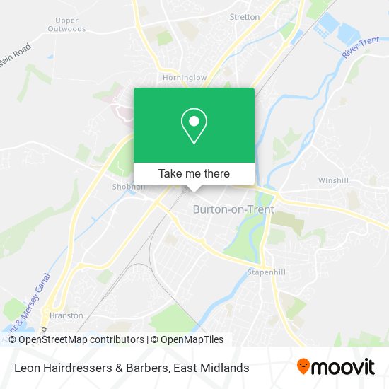 Leon Hairdressers & Barbers map