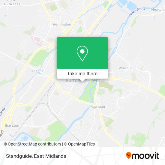 Standguide map