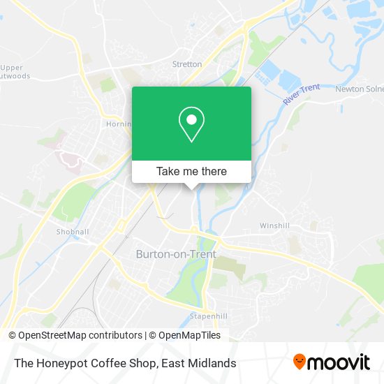 The Honeypot Coffee Shop map