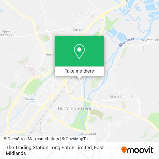 The Trading Station Long Eaton Limited map