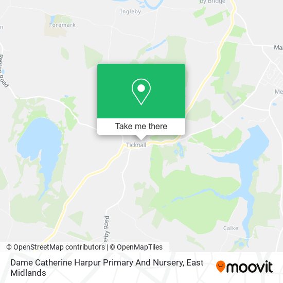 Dame Catherine Harpur Primary And Nursery map