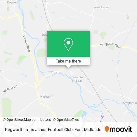 Kegworth Imps Junior Football Club map