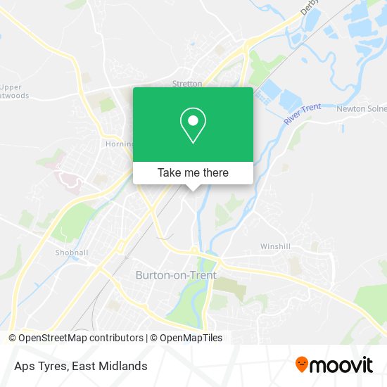 Aps Tyres map