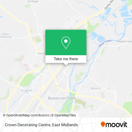 Crown Decorating Centre map