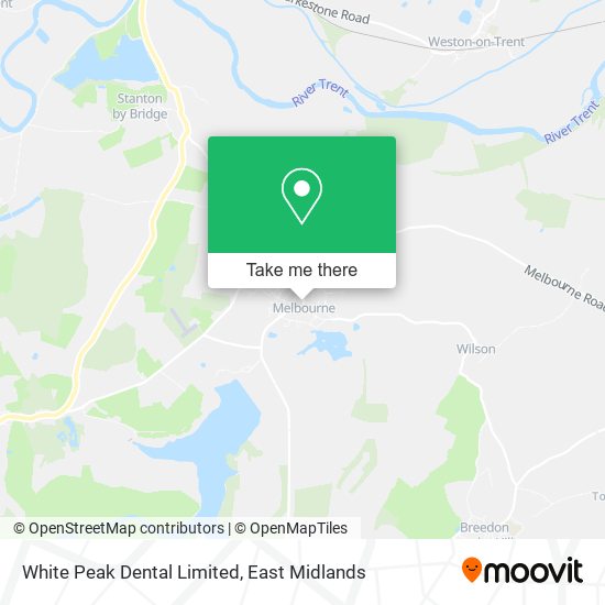 White Peak Dental Limited map