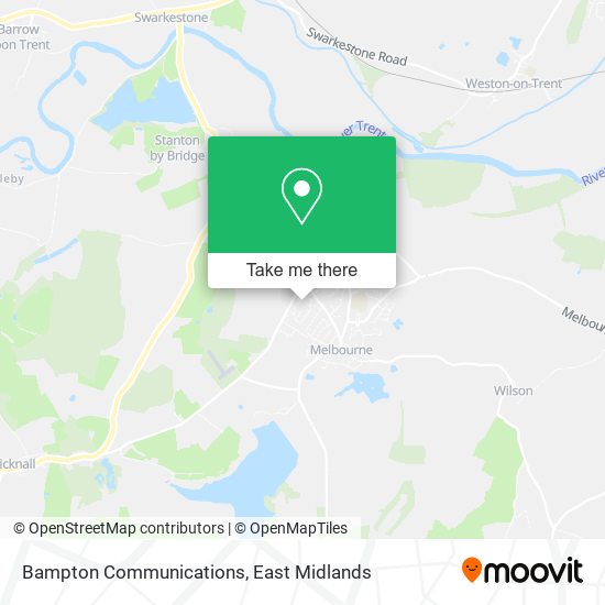 Bampton Communications map
