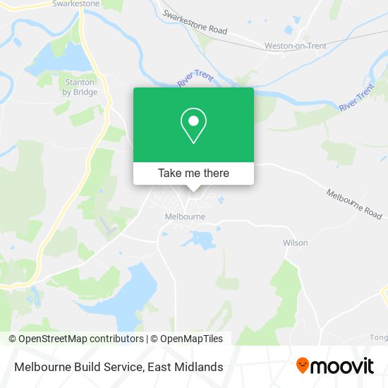 Melbourne Build Service map