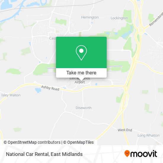 National Car Rental map