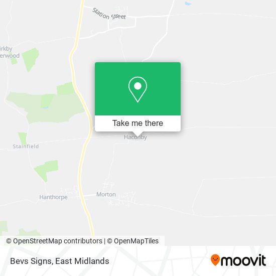 Bevs Signs map