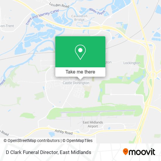 D Clark Funeral Director map