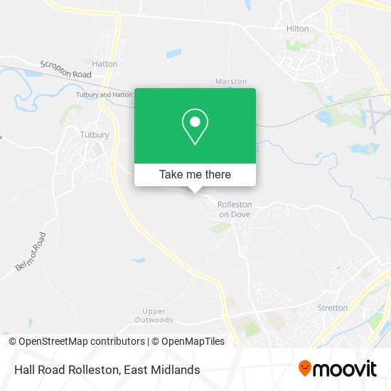 Hall Road Rolleston map