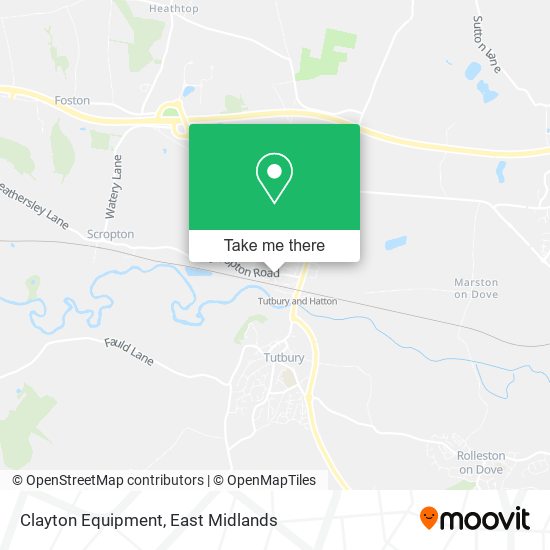 Clayton Equipment map
