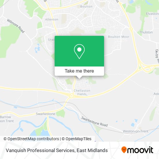 Vanquish Professional Services map