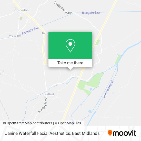 Janine Waterfall Facial Aesthetics map