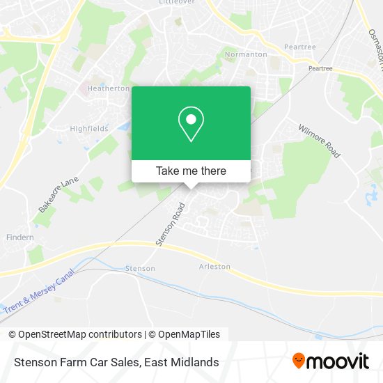 Stenson Farm Car Sales map