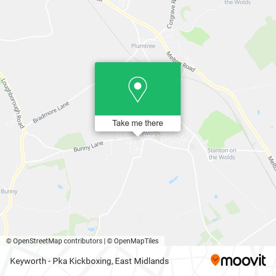 Keyworth - Pka Kickboxing map