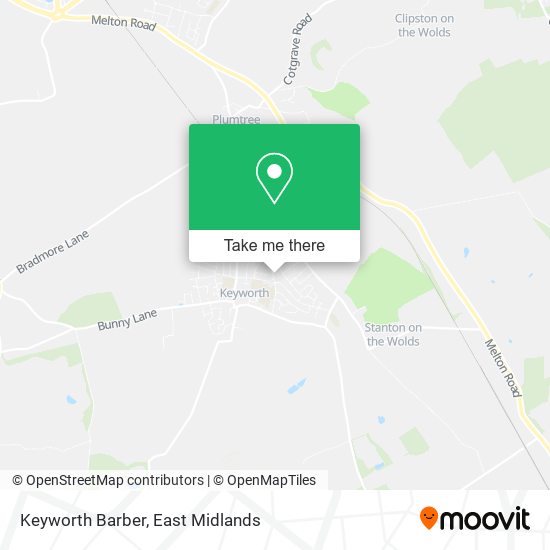 Keyworth Barber map