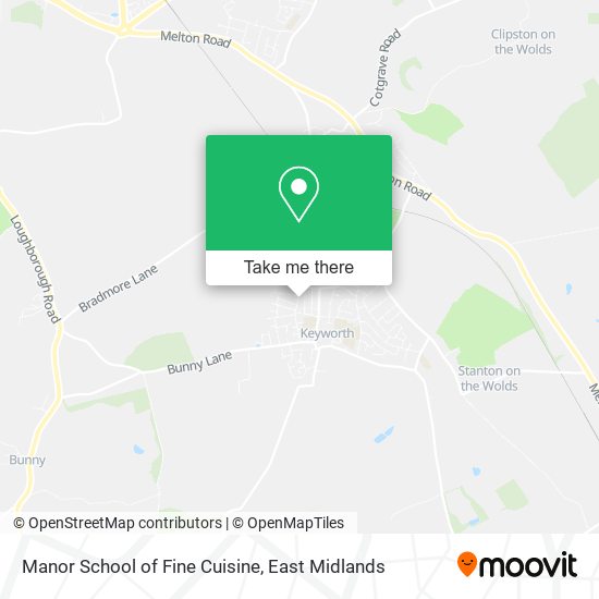 Manor School of Fine Cuisine map