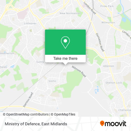 Ministry of Defence map