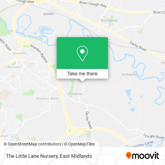 The Little Lane Nursery map