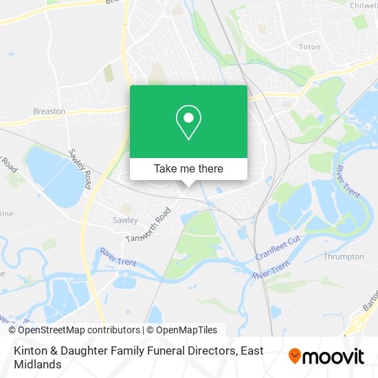 Kinton & Daughter Family Funeral Directors map