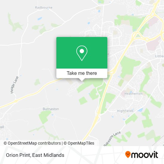 Orion Print map