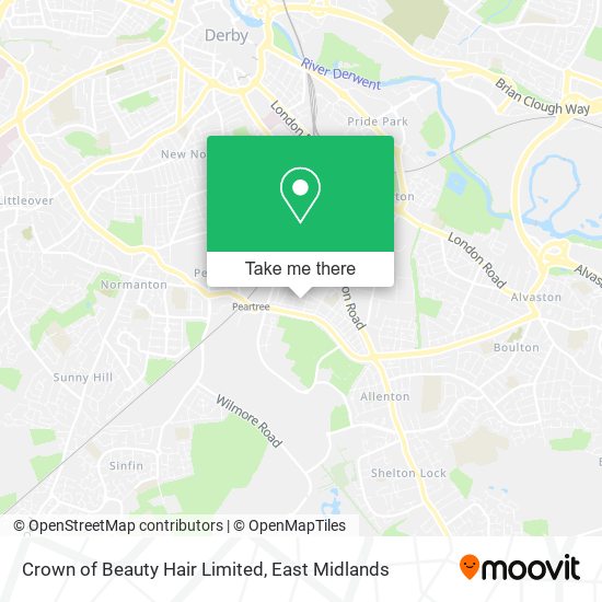 Crown of Beauty Hair Limited map