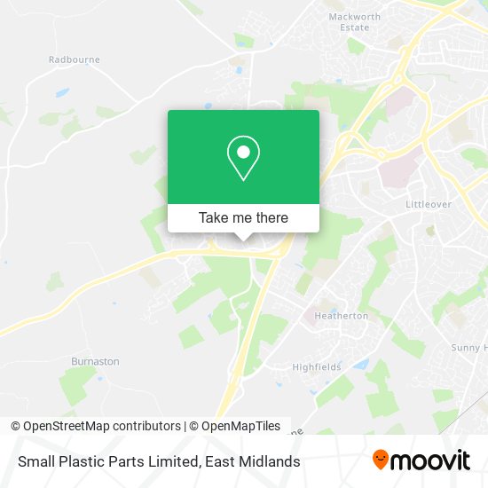 Small Plastic Parts Limited map