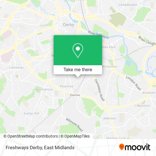 Freshways Derby map