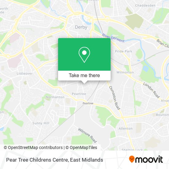 Pear Tree Childrens Centre map