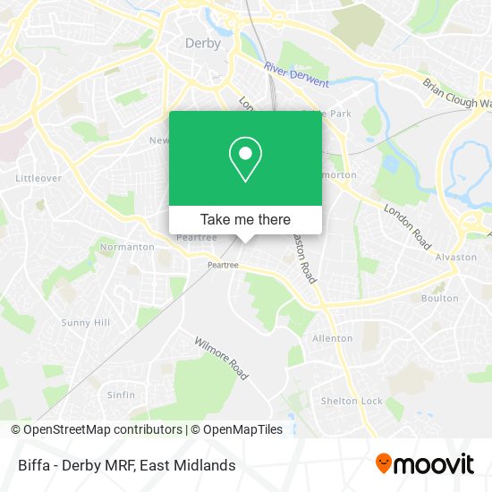 Biffa - Derby MRF map