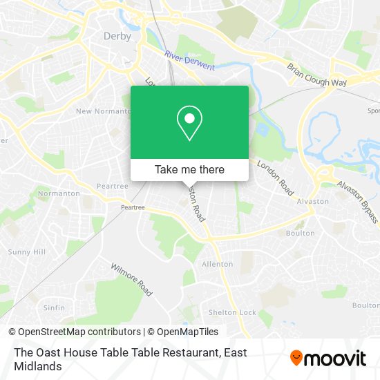 The Oast House Table Table Restaurant map