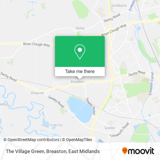 The Village Green, Breaston map