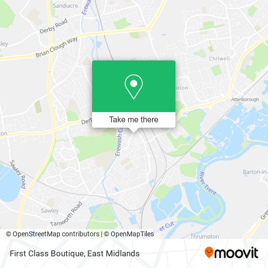 First Class Boutique map