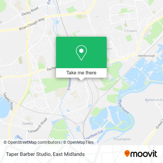 Taper Barber Studio map