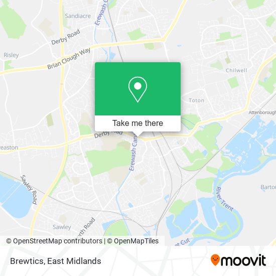 Brewtics map