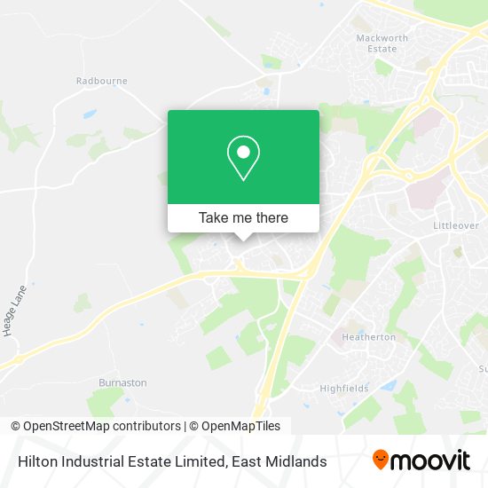 Hilton Industrial Estate Limited map