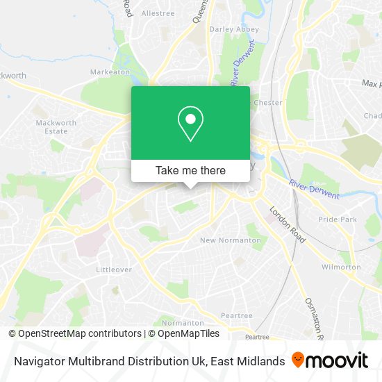 Navigator Multibrand Distribution Uk map