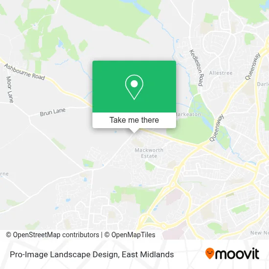 Pro-Image Landscape Design map